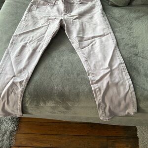 Women's Straight Leg Jeans - Light Gray